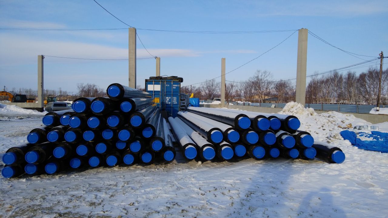 Стальные трубы в ППУ изоляции 100 мм производства «Альфа-тех» в Казани